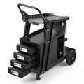 2-Tier 4 Drawers Welding Cart 265 LBS Weight Capacity Q139573