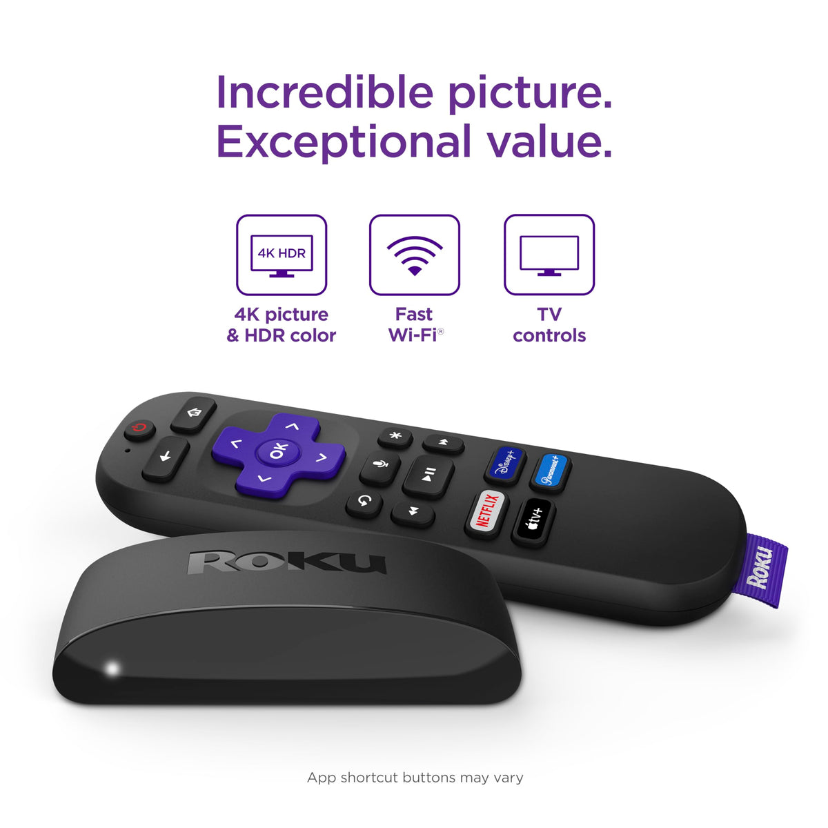 4K Streaming Device with Voice Remote D925
