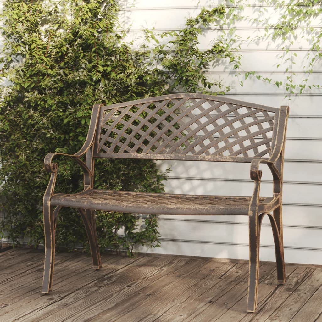 Bronze Cast Iron Garden Bench C177545