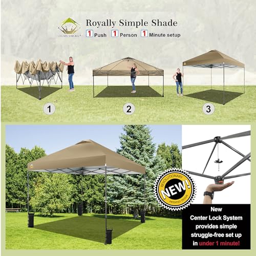 10x10 Pop Up Canopy Tent with Bag 8 Stakes 4 Sand Bags Grid Grey C452573