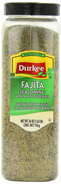 Fajita Seasoning with Meat Tenderizer, 26-Ounce F38182