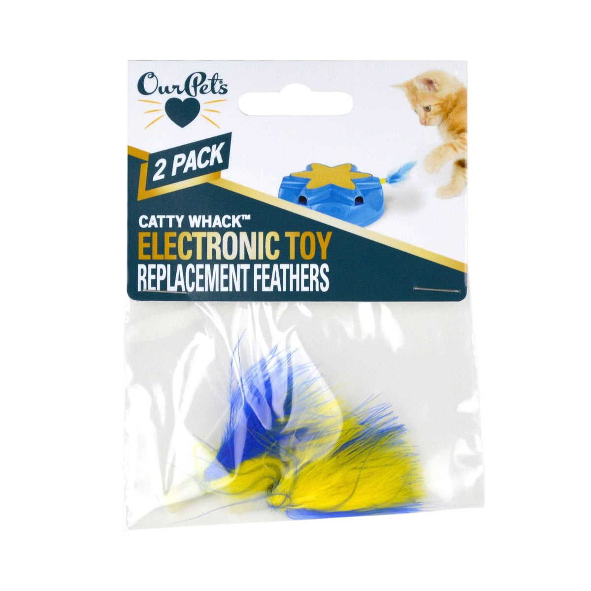 Interactive Cat Toy Replacement Feathers T667