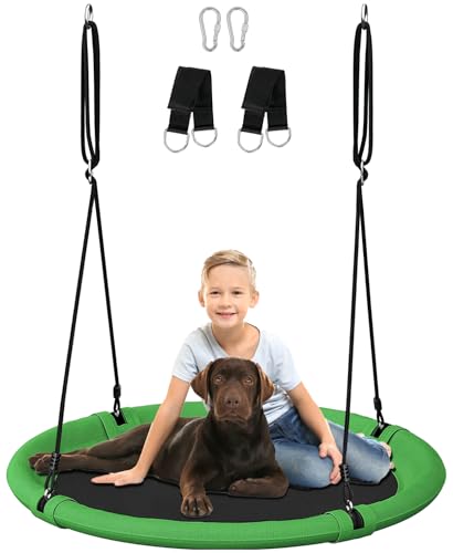 Green & Black 24 Inch Saucer Tree Swing V985053