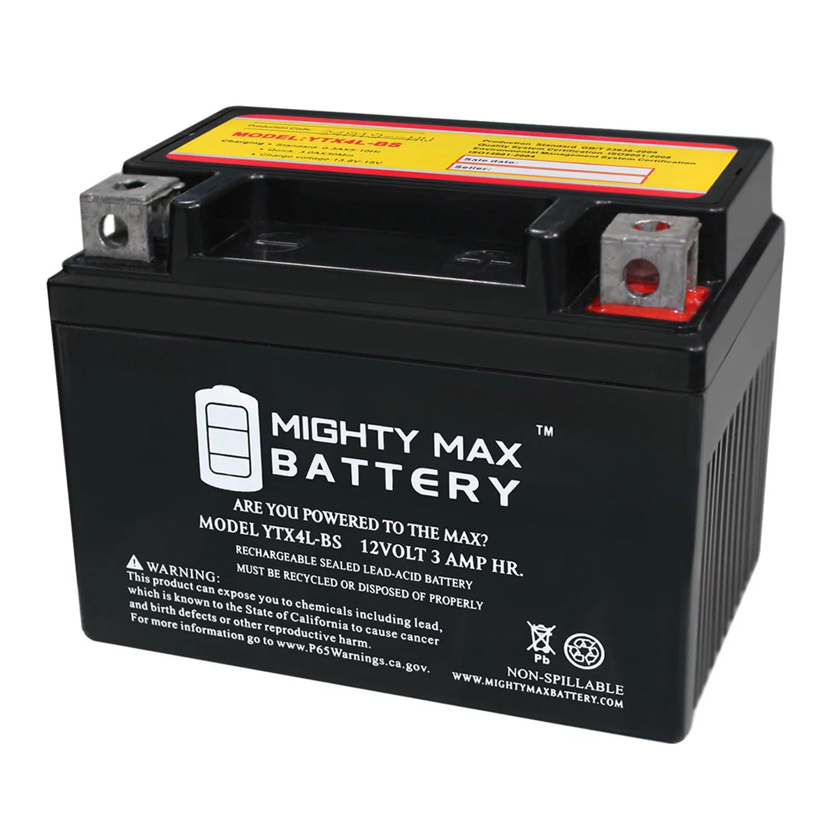 12V SLA Replacement Battery J836