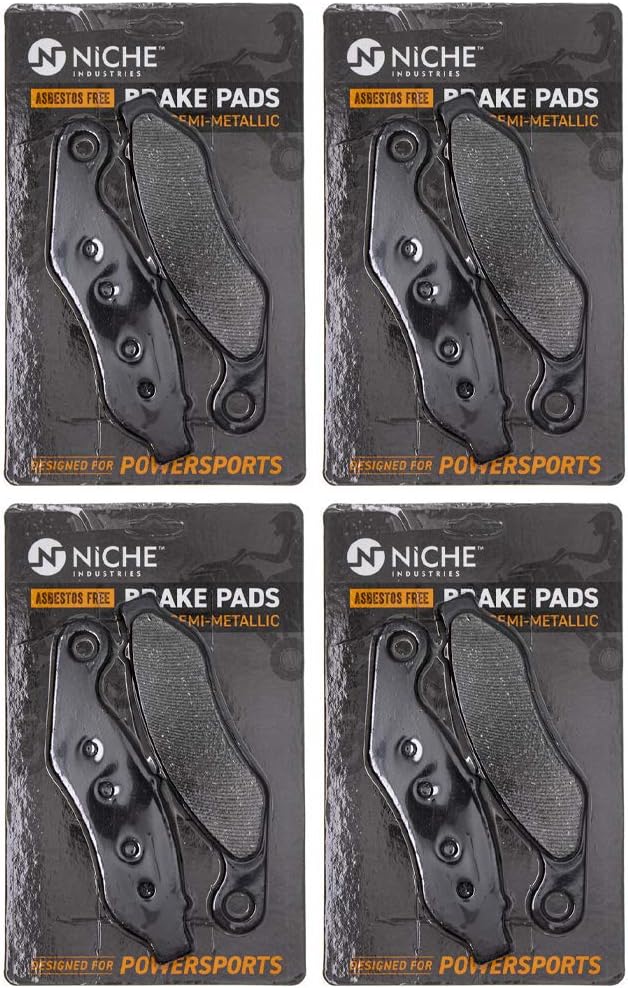 Front Semi-Metallic Brake Pad Set 4 Pack G470