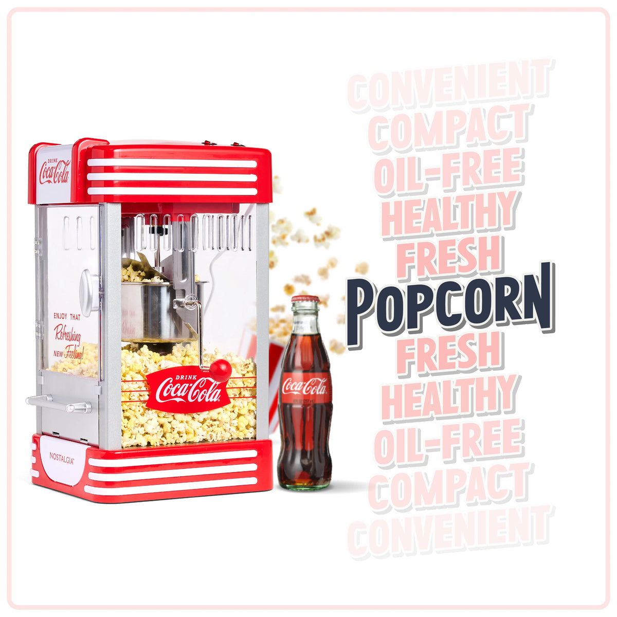 Red 2.5 oz Kettle Popcorn Maker L6210