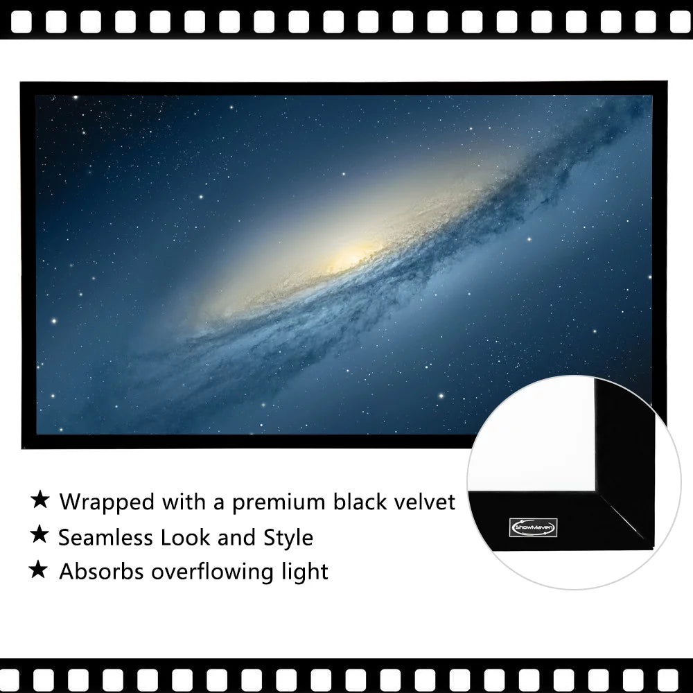 120in Fixed Frame 16:9 4K Projector Screen C869