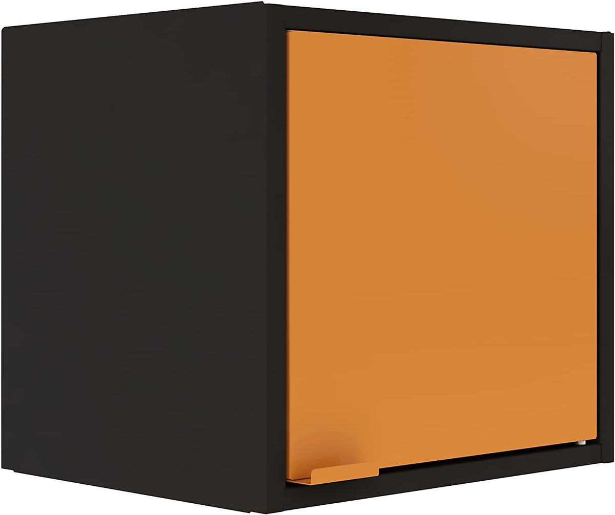 Blue Wall-Mounted Steel Cabinet R572