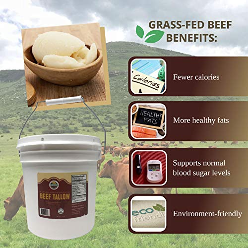 Grass Fed Beef Tallow, 7.5 Lbs M2675