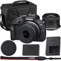 Black Mirrorless Camera with RF-S 18-45mm Lens Kit E69646
