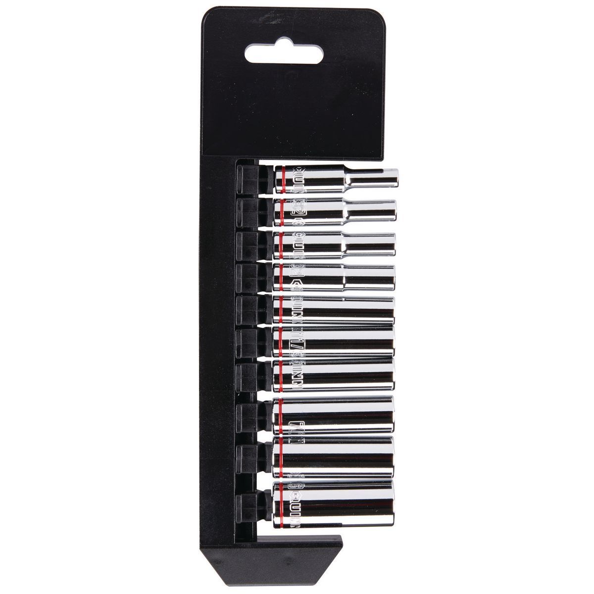 1/4 in. Drive SAE Chrome Deep Socket Set, 10-Piece I61490