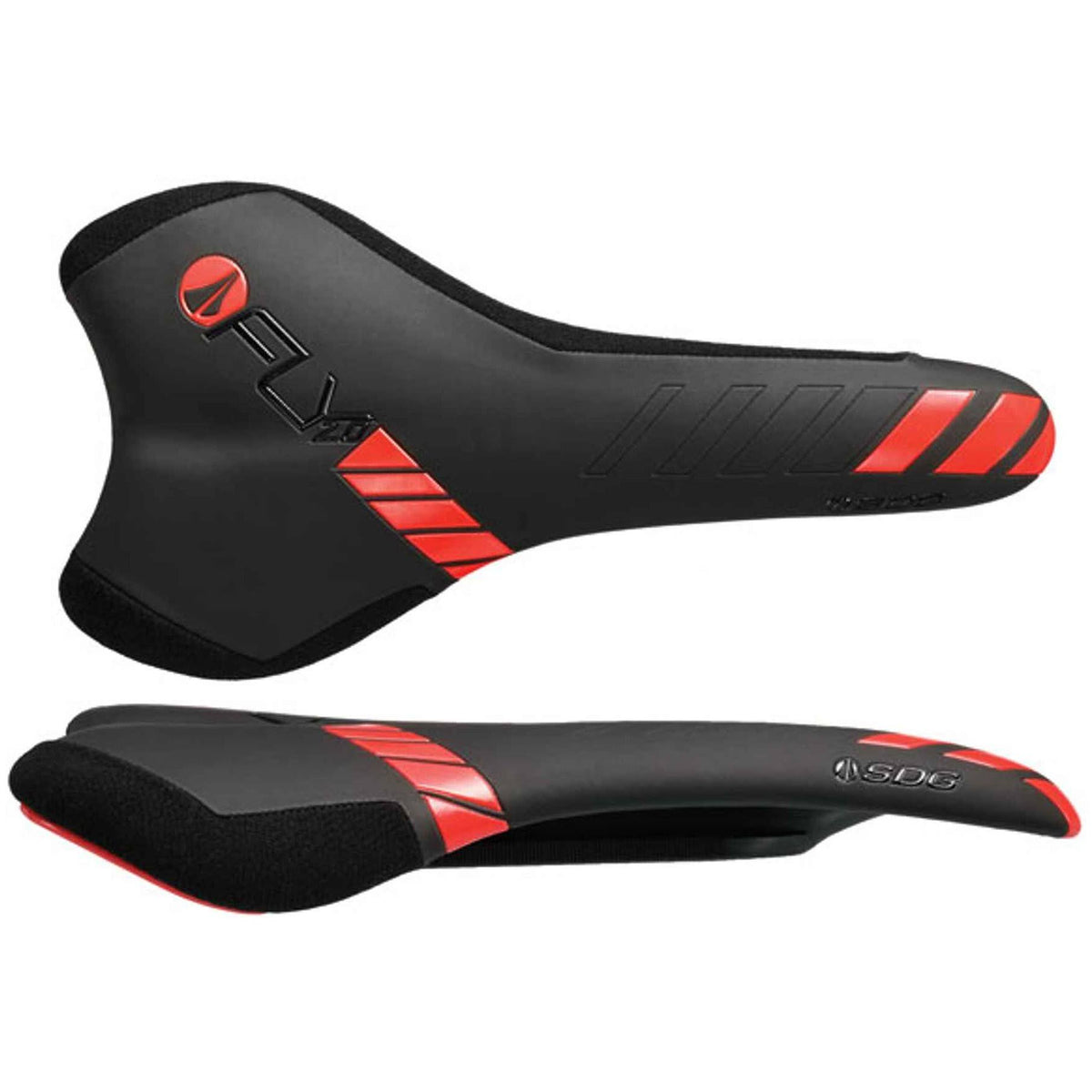 Black/Red I-Beam Saddle X843