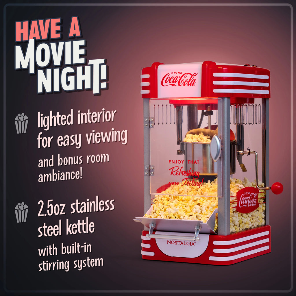 Red 2.5 oz Kettle Popcorn Maker L6210