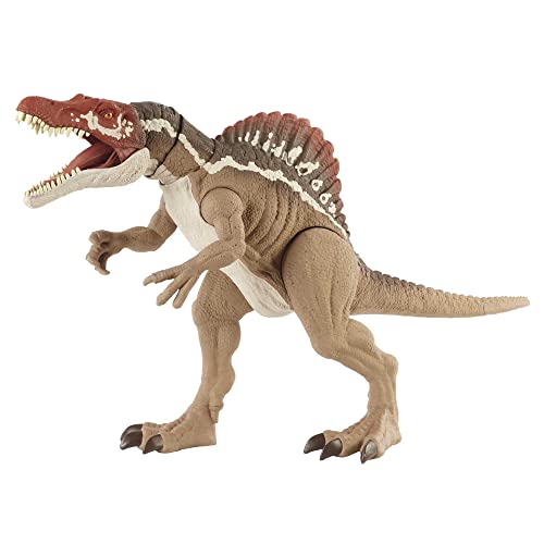 Extreme Chompin' Spinosaurus Dinosaur Action Figure Toy with Movable Joints L368642