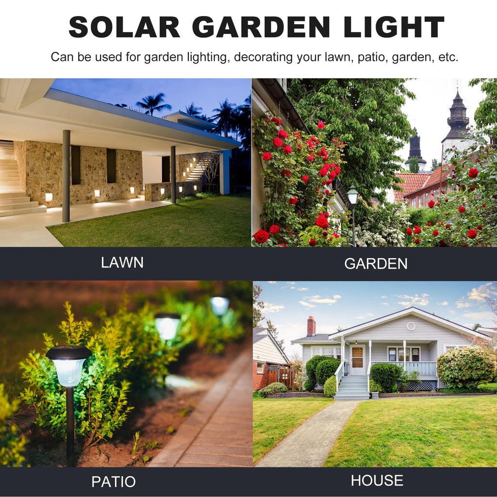 Rotating LED Lighthouse Resin Garden Lamp E658