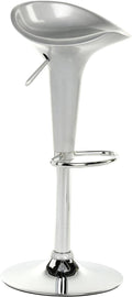 Silver Bar Stool with Adjustable Height B5284