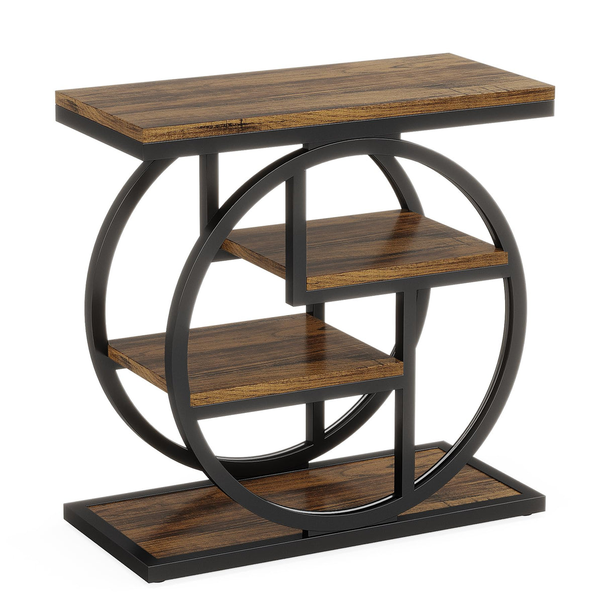 4-Tier Narrow Side Table with Storage Shelves Z840653