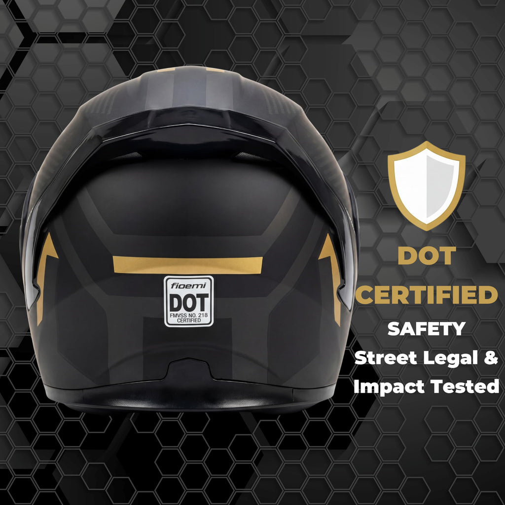Modular Motorcycle Helmet DOT Approved Flip Up Dual Visor S77627
