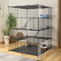 Metal Wire Small Animal Cage 111 * 111 * 146cm H531