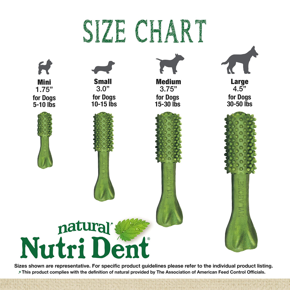 Natural Dog Dental Chews, Small 28 Count V959
