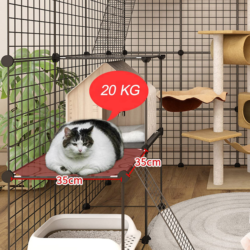 Metal Wire Small Animal Cage 111 * 111 * 146cm H531