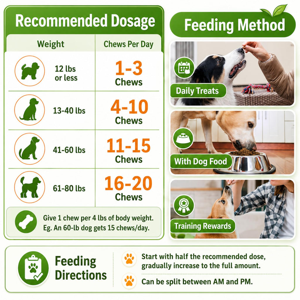 Flea and Tick Prevention for Dogs Chewables with Multivitamins, 500ct J797