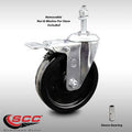 Swivel Caster with 5x22 Wheel and 3/8x22 Stem with TTL Brake R13904