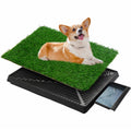 25"×20" Washable Dog Grass Pad with Tray M563
