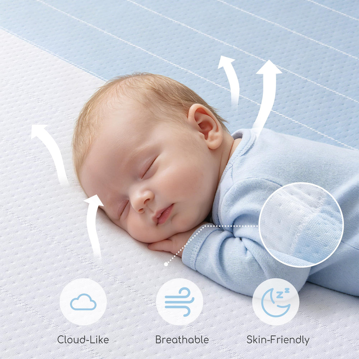 Dual Sided Memory Foam Crib Mattress N296978
