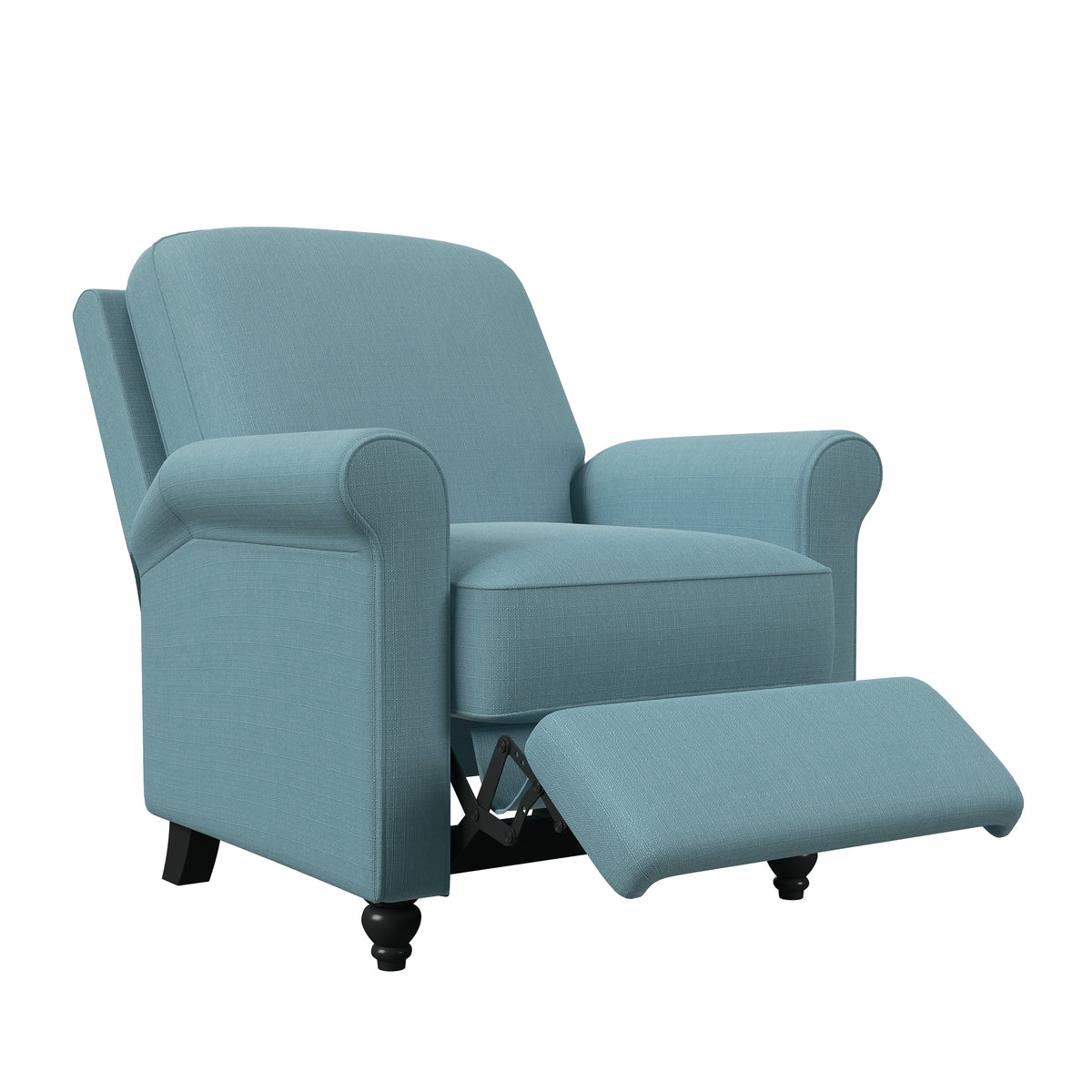 Sky Blue Push Back Recliner Chair V195575