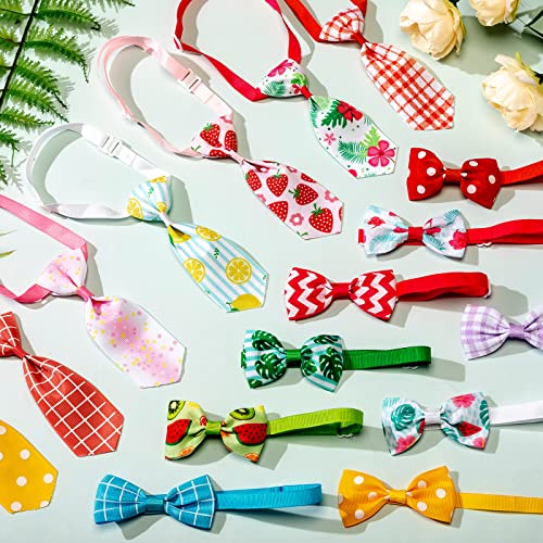 100 Pieces Dog Bow Tie Collar Set B4880