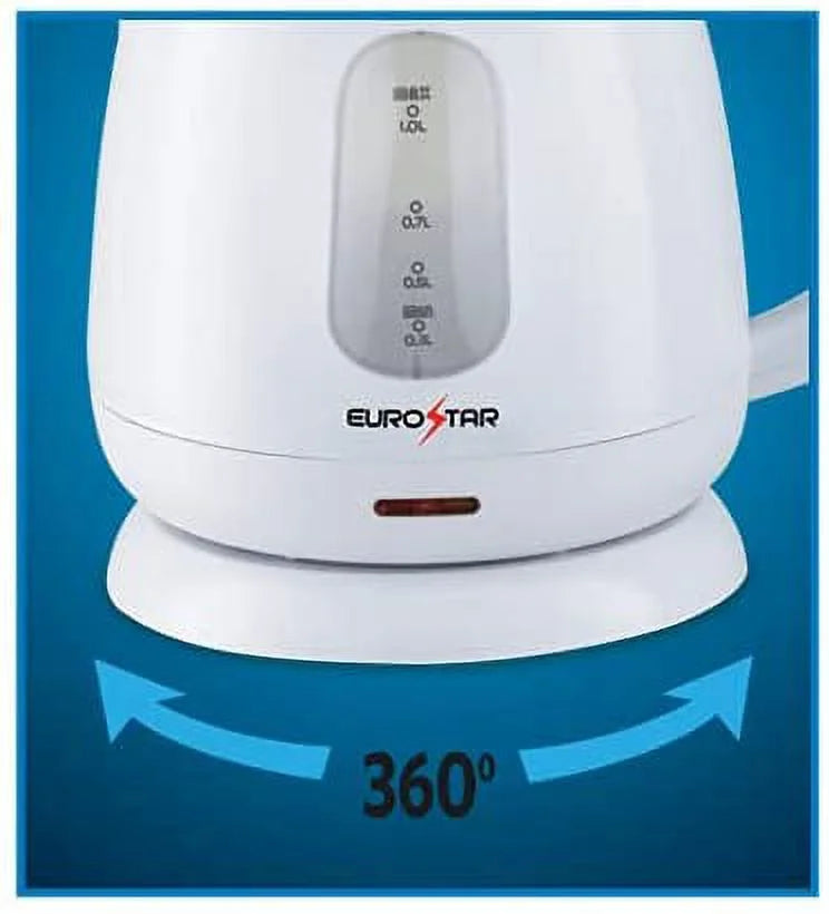 1.0L Plastic Electric Kettle K742726