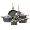 10 Pcs Nonstick Granite Stone Cookware Set R549115