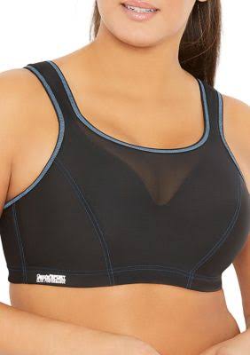 Black High Impact Cami Wire Sports Bra Q71249