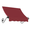 Burgundy Acrylic Fixed Awning N260704