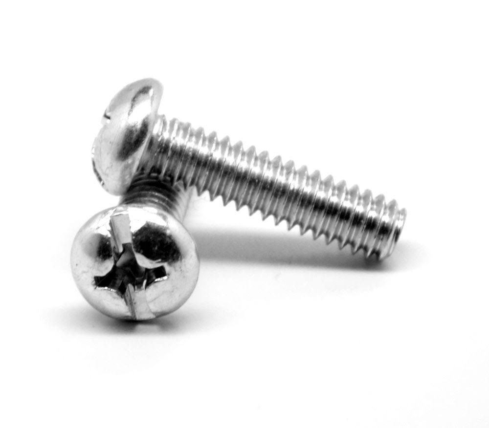 #10-24 x 3/8 Coarse Thread Machine Screw Pan Head Zinc Plated M59144