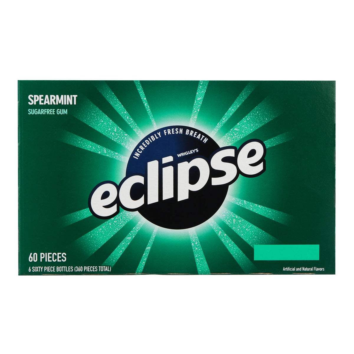 Sugar Free Spearmint Chewing Gum, 60 pc, 6 ct B3596