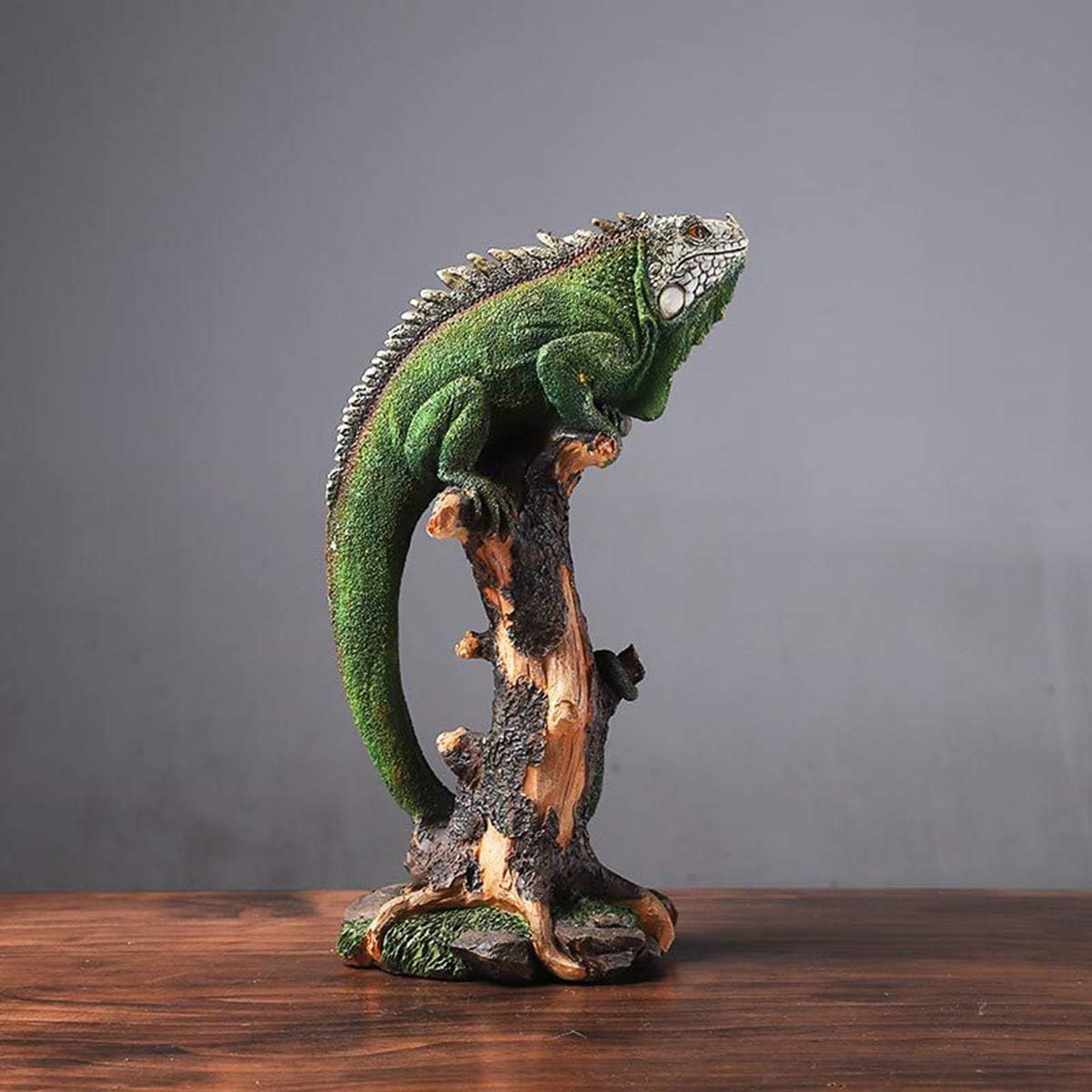 14 Inch Lizard Statue Resin Sculpture Figurines X204