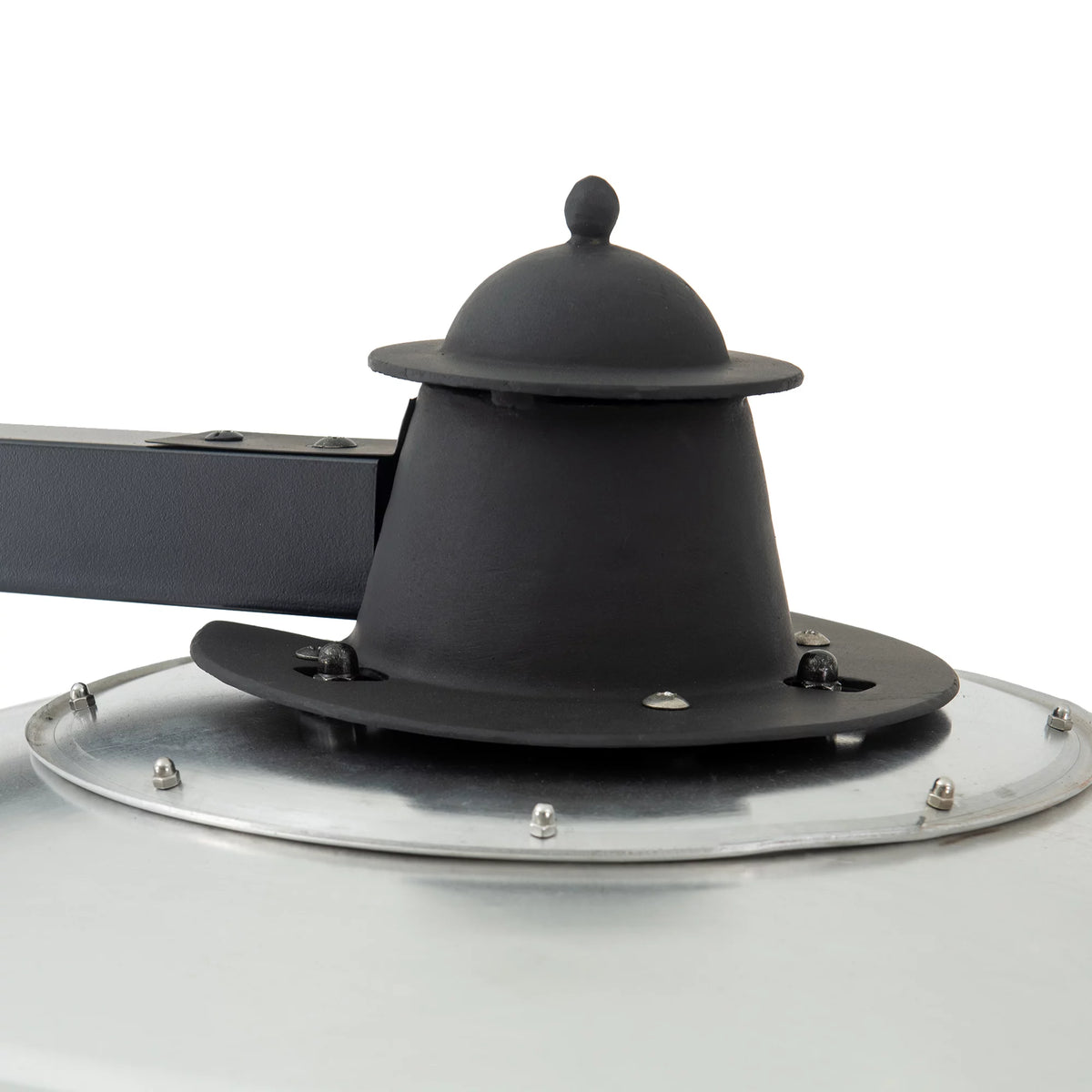Matte Black Steel Outdoor Propane Gas Heater with Wheels and Table Top M336668