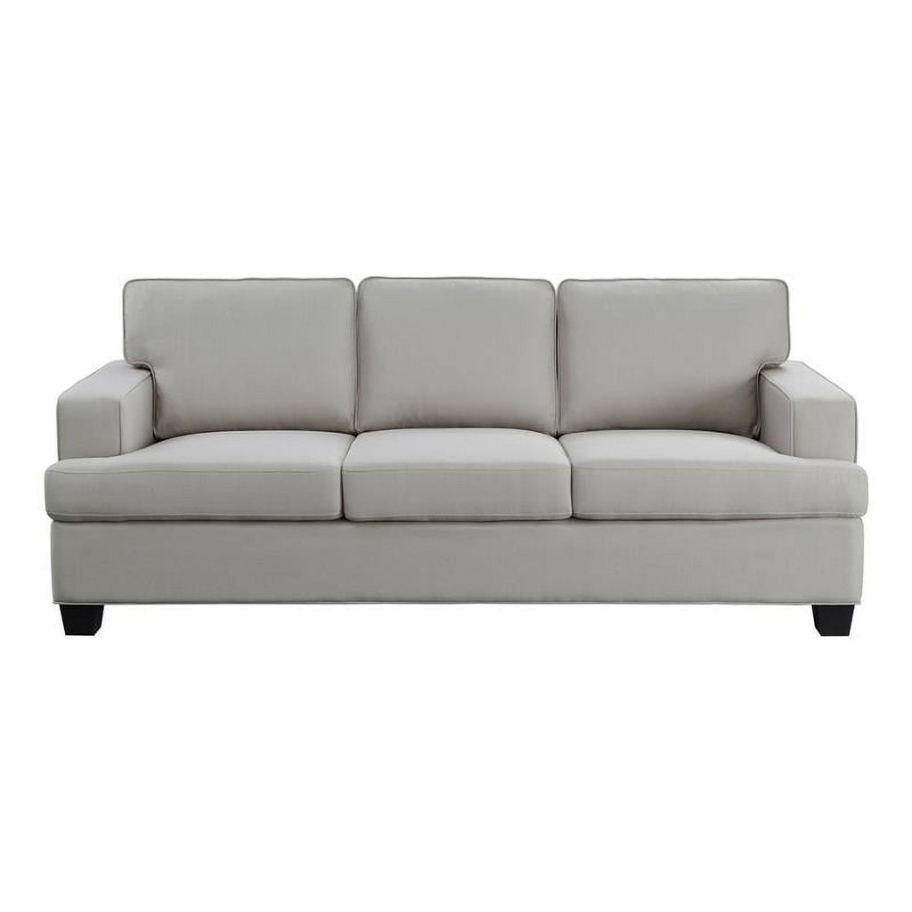 84" Polyester Fabric Sofa in Gray E872