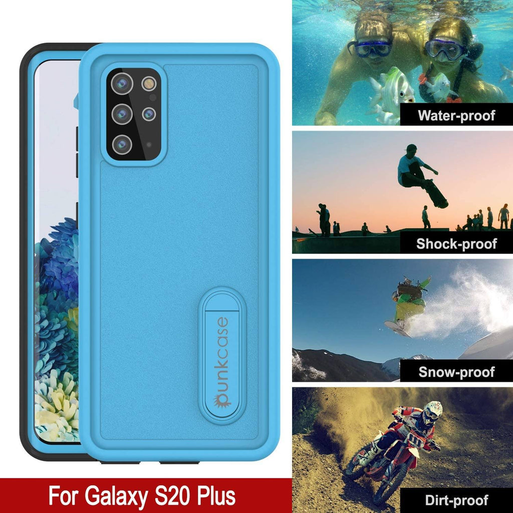 Light Blue Waterproof Case for Galaxy S20+ Plus H5459