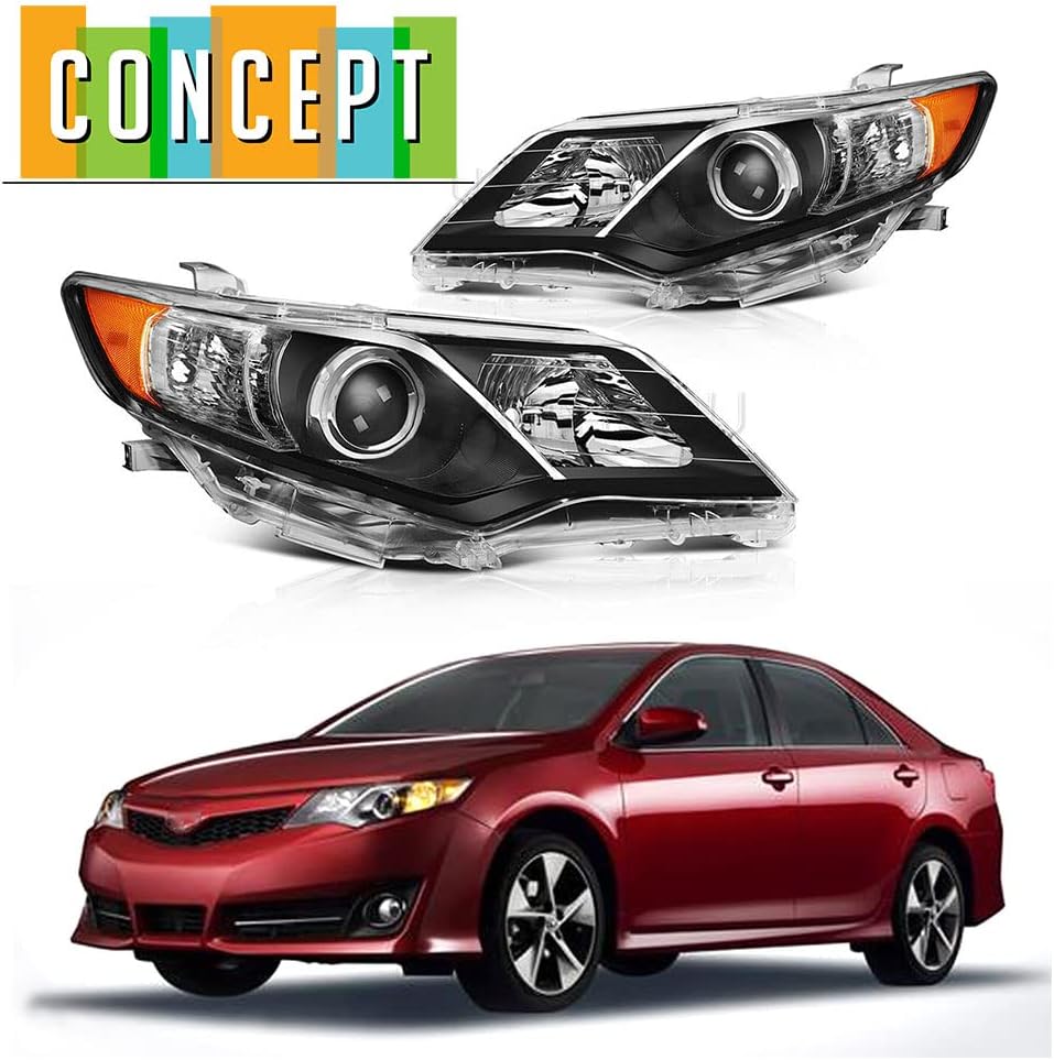 Black Projector Headlights for Toyota Camry N349557