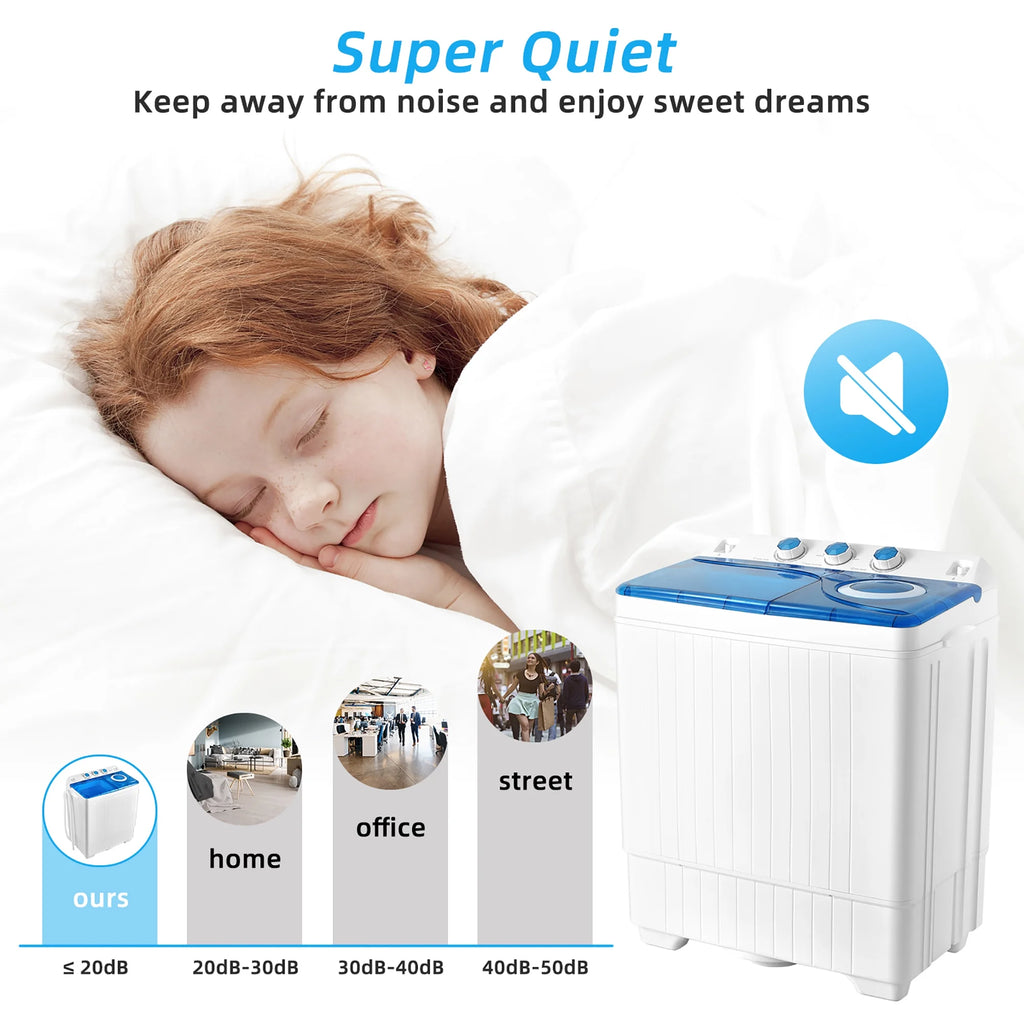 Portable Semi-automatic Twin Tub Washing Machine I619