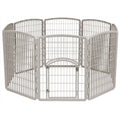 8-Panel Pet Playpen with Door G1115