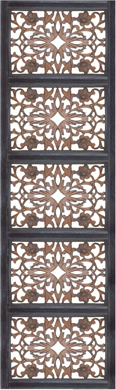 Black and Brown Rectangular Wall Panel Q371
