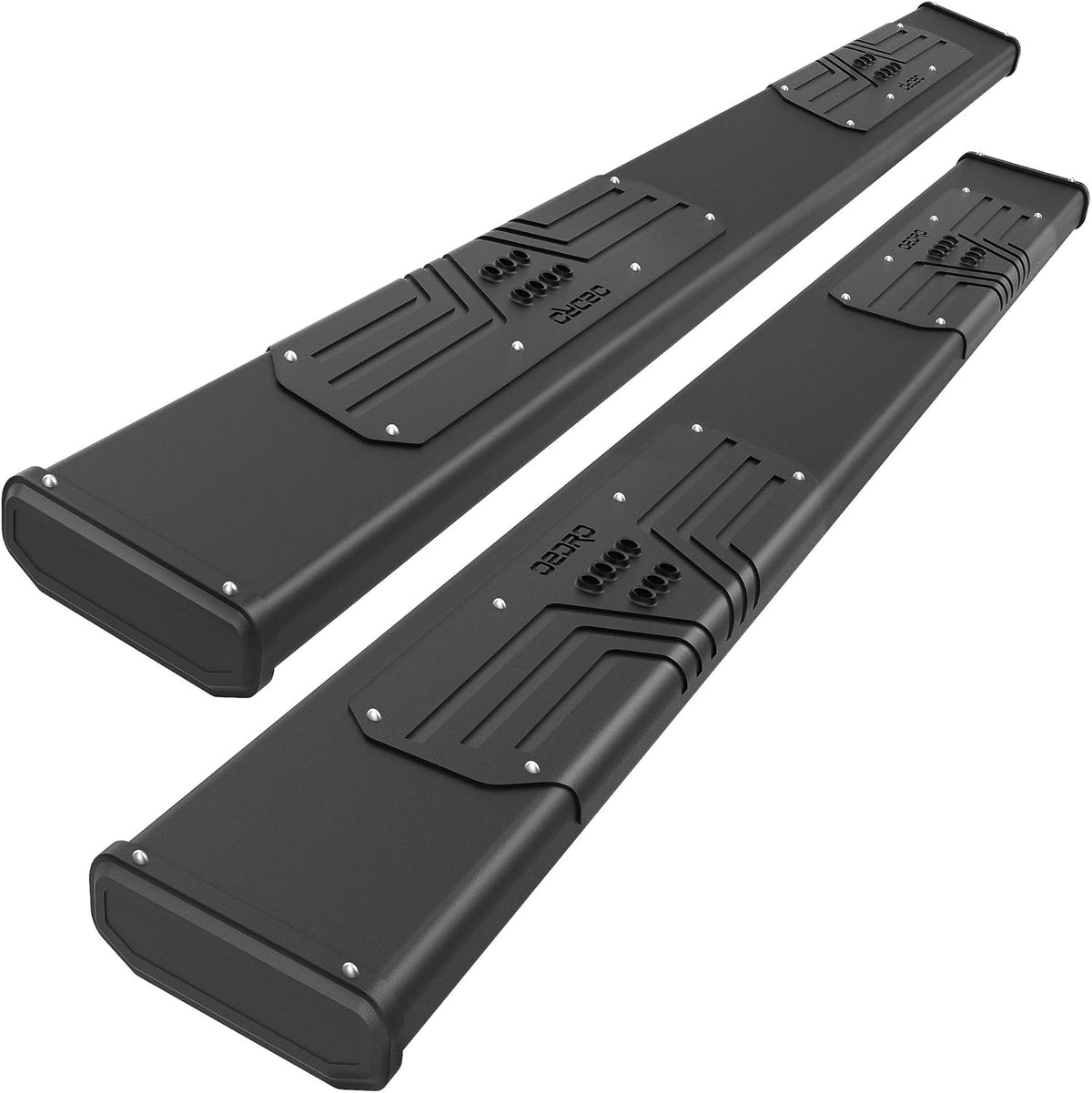 Black Textured Aluminum Side Steps Nerf Bars Y258
