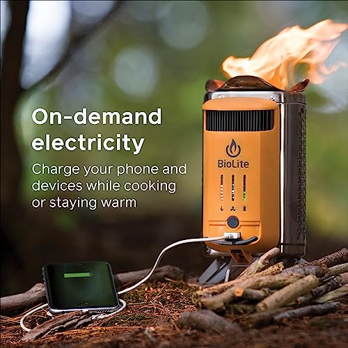 Wood Burning Camp Stove with USB Charging V7663