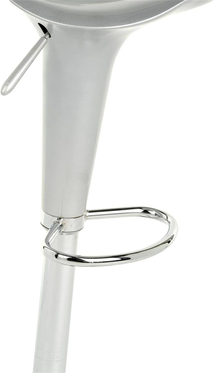 Silver Bar Stool with Adjustable Height B5284