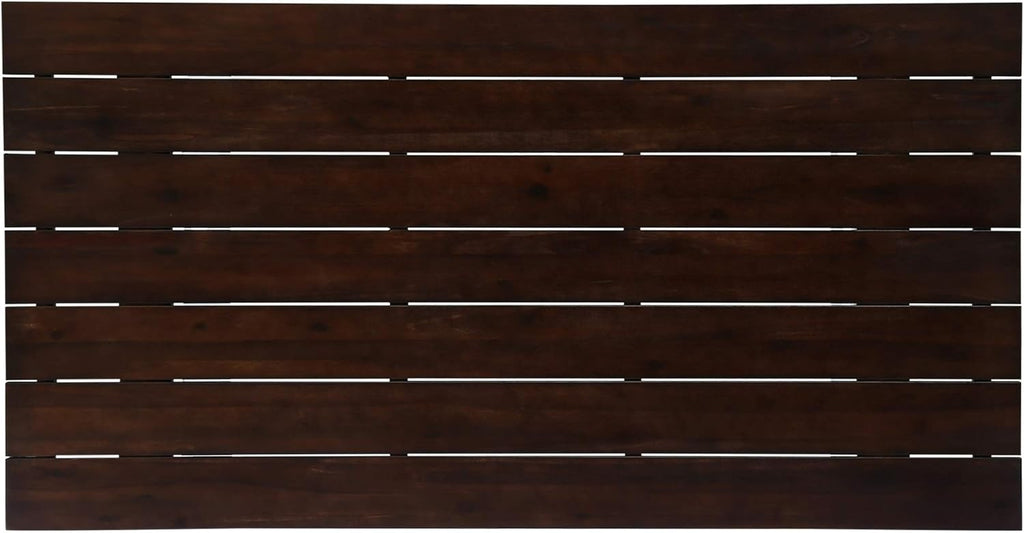Dark Brown Acacia Wood Dining Table M4959