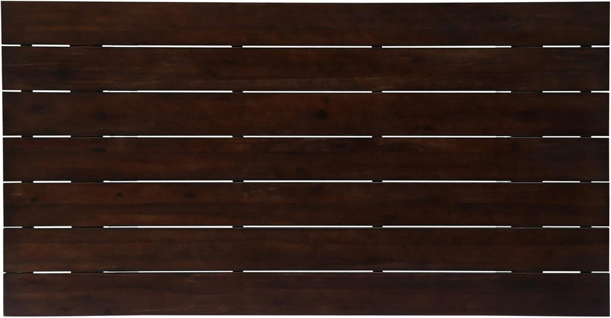 Dark Brown Acacia Wood Dining Table M4959